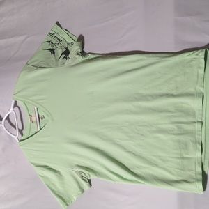 Diesel Men's Size XL Mint Green V Neck Tee Shirt